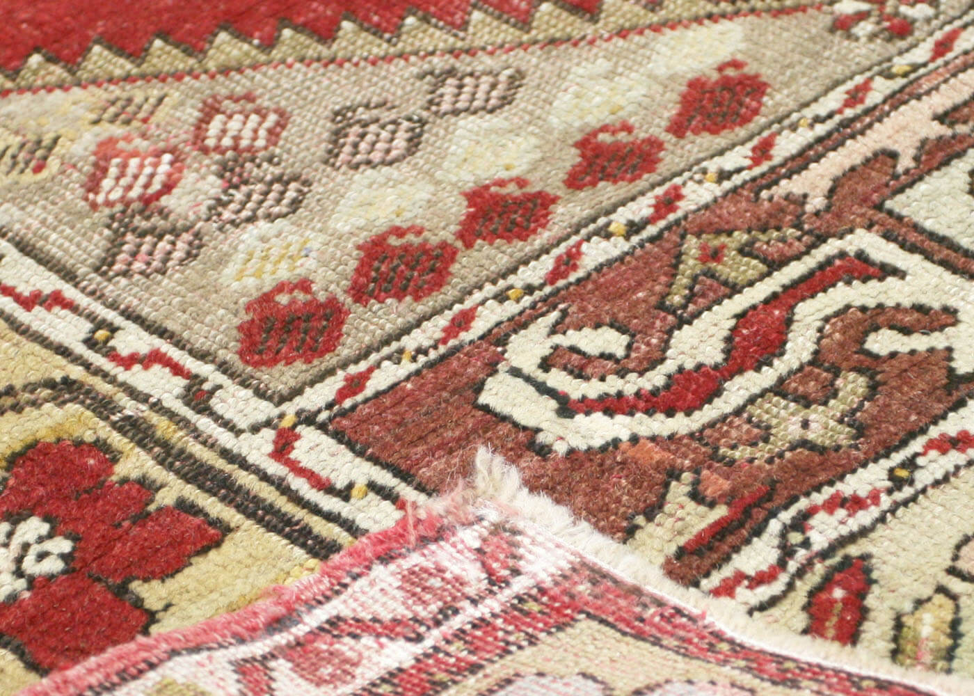 Vintage Turkish Oushak Runner - 3' x 8'7"