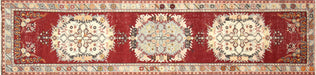 Vintage Turkish Oushak Runner - 3' x 12'6"