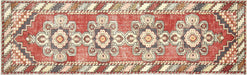 Vintage Turkish Oushak Runner - 3' x 9'9"