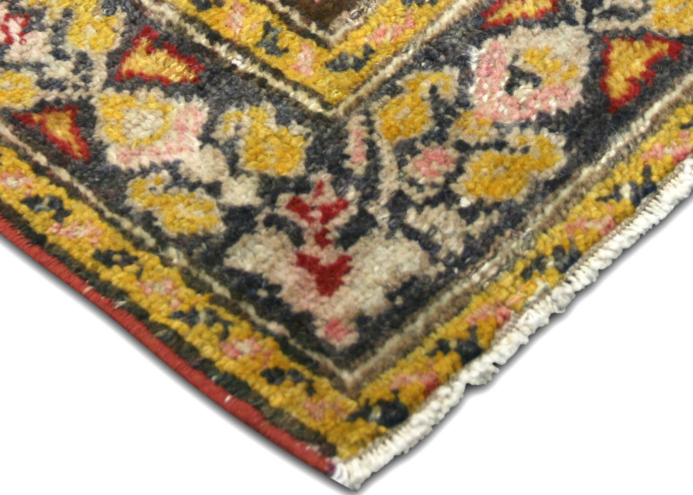 Vintage Turkish Oushak Rug - 3'8" x 6'2"