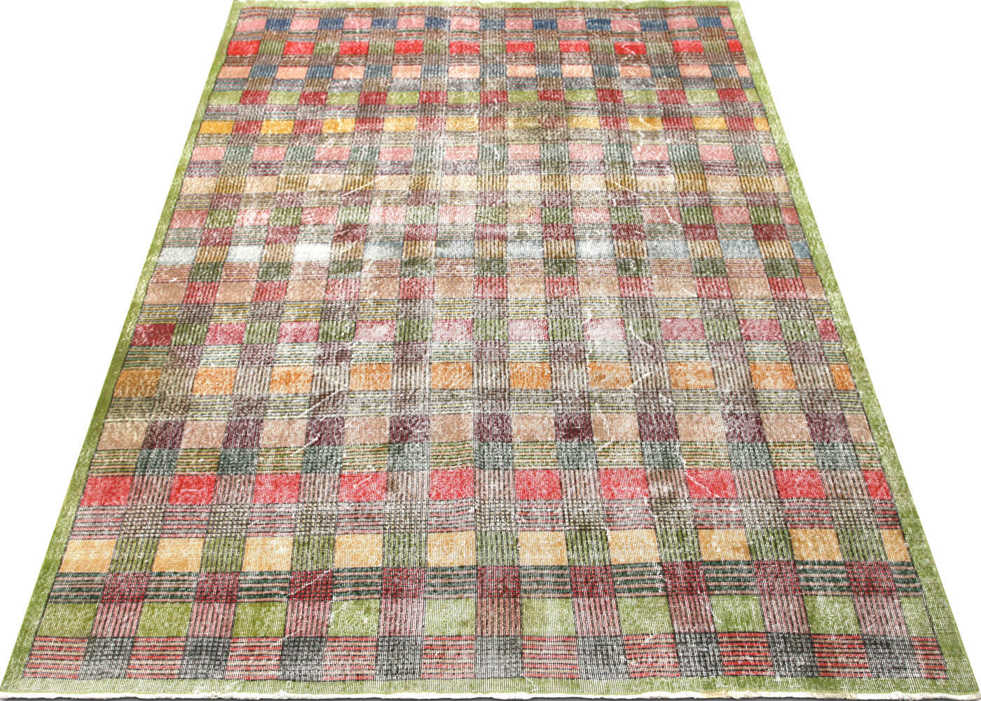 Vintage Turkish Mid-Century Modern Rug - 6'10" x 10'2"