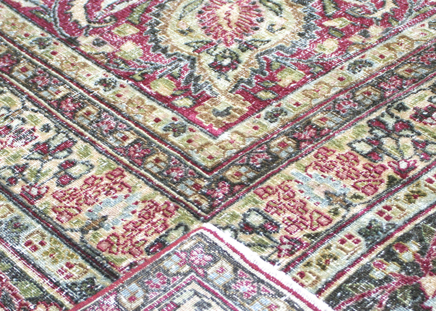 Semi Antique Persian Meshed Rug - 9'2" x 12'6"