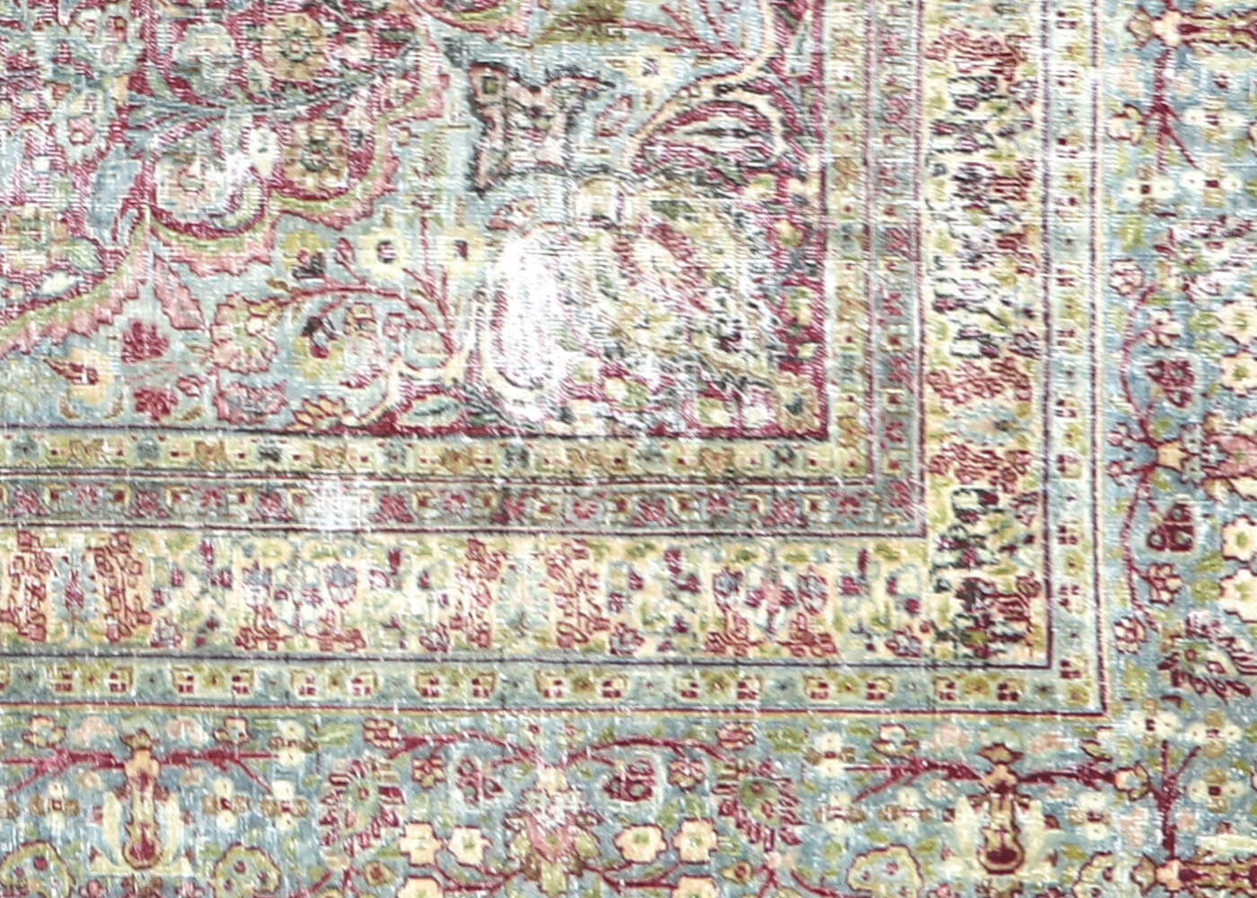 Semi Antique Persian Meshed Rug - 9'2" x 12'6"