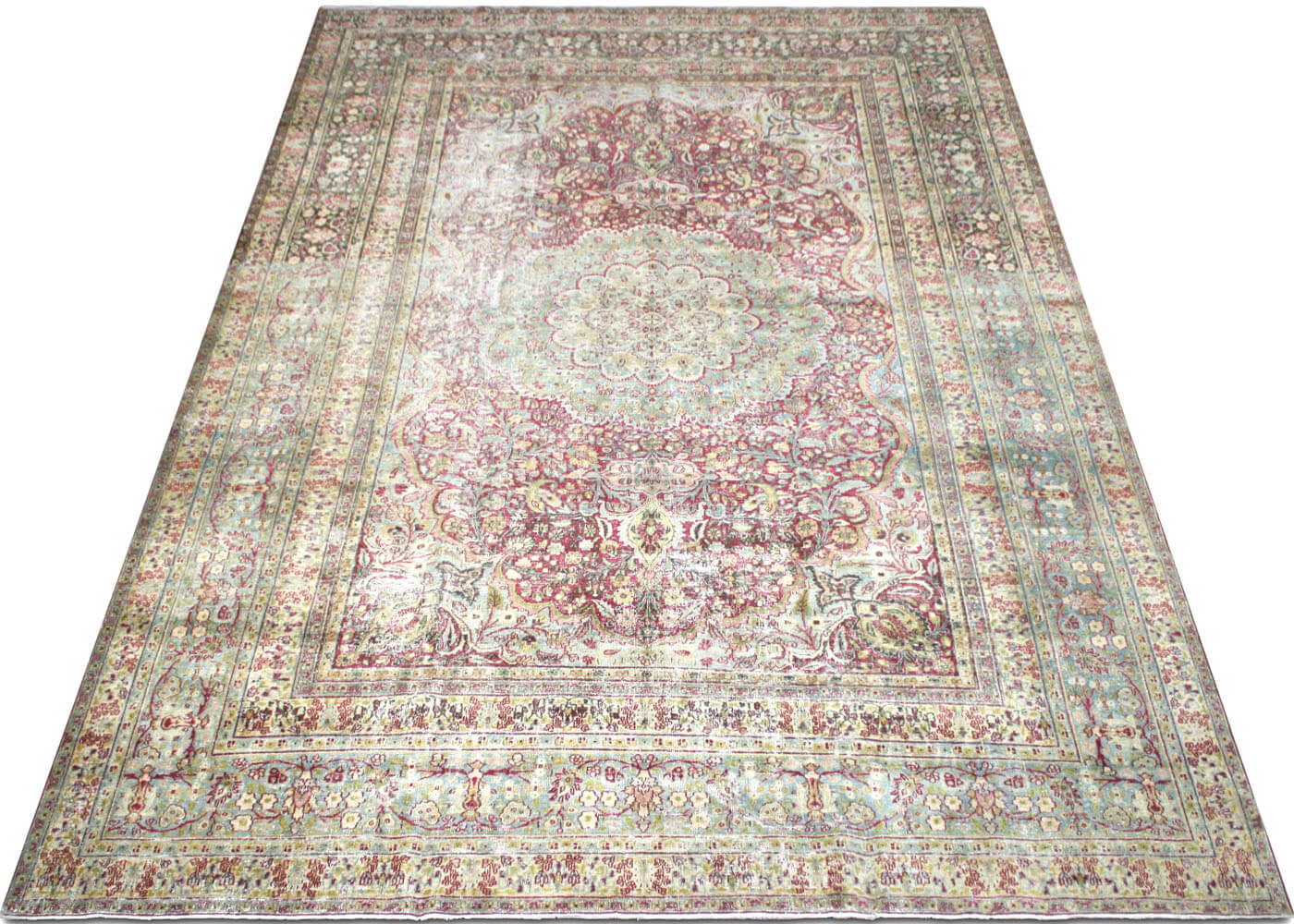 Semi Antique Persian Meshed Rug - 9'2" x 12'6"