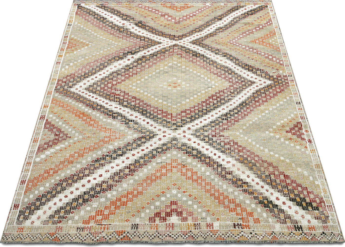 Vintage Turkish Kilim - 4'10" x 8'2"
