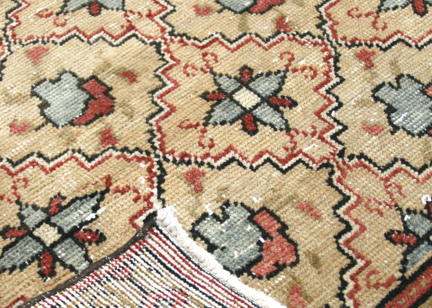 Vintage Turkish Oushak Rug - 3'10" x 6'9"