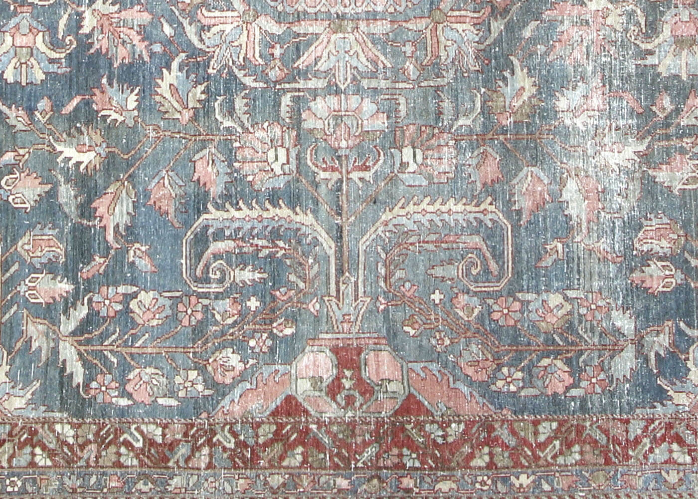 Semi Antique Persian Baktiari Rug - 12'3" x 17'11"