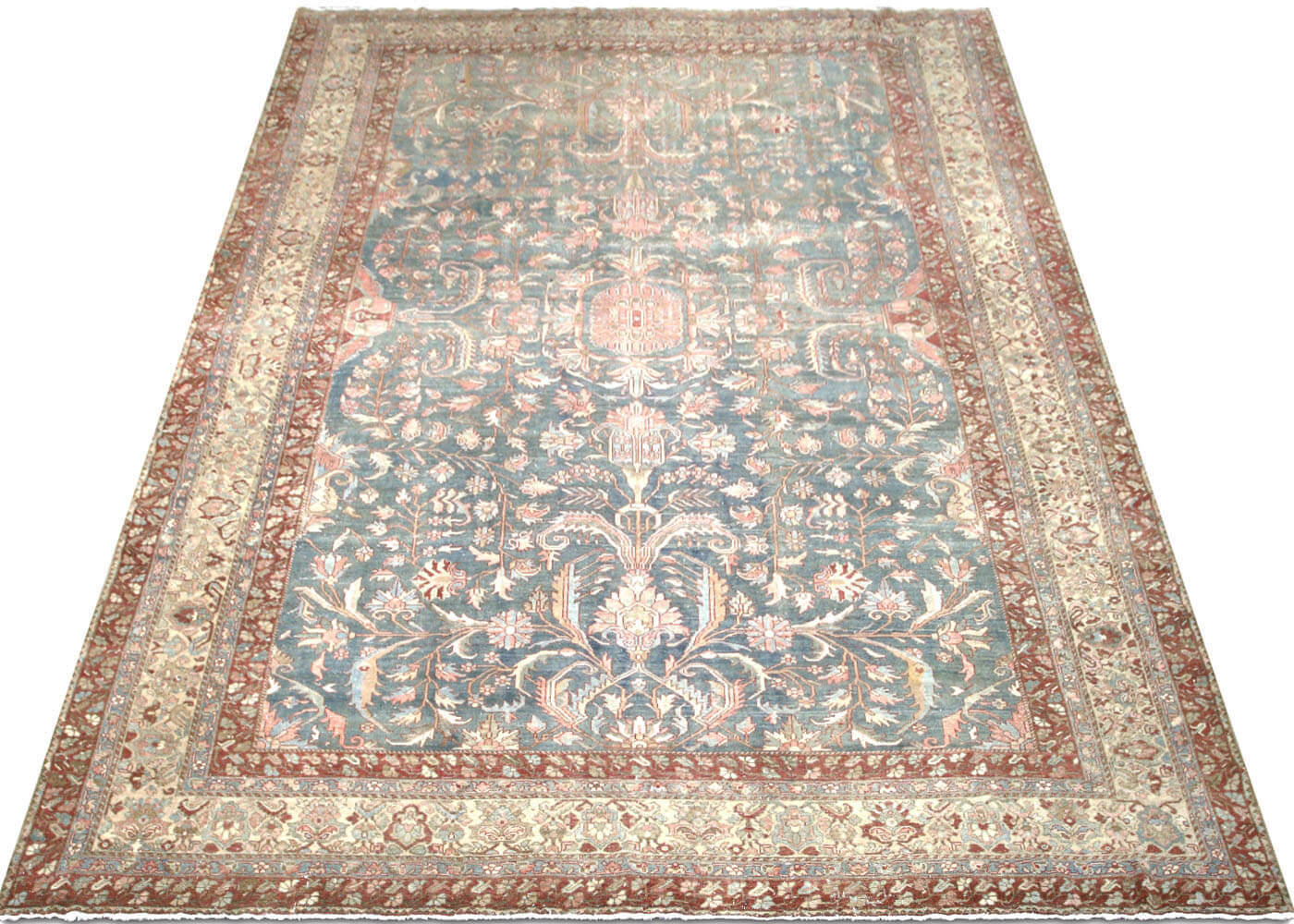 Semi Antique Persian Baktiari Rug - 12'3" x 17'11"