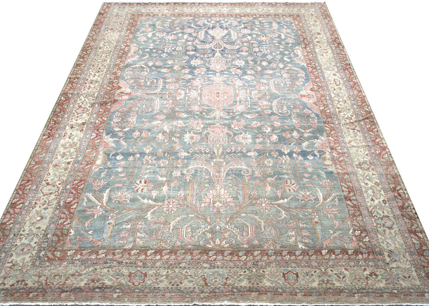 Semi Antique Persian Baktiari Rug - 12'3" x 17'11"