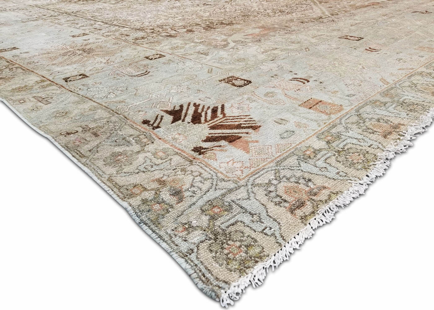 Semi Antique Persian Melayer Rug - 9'11" x 19'8"