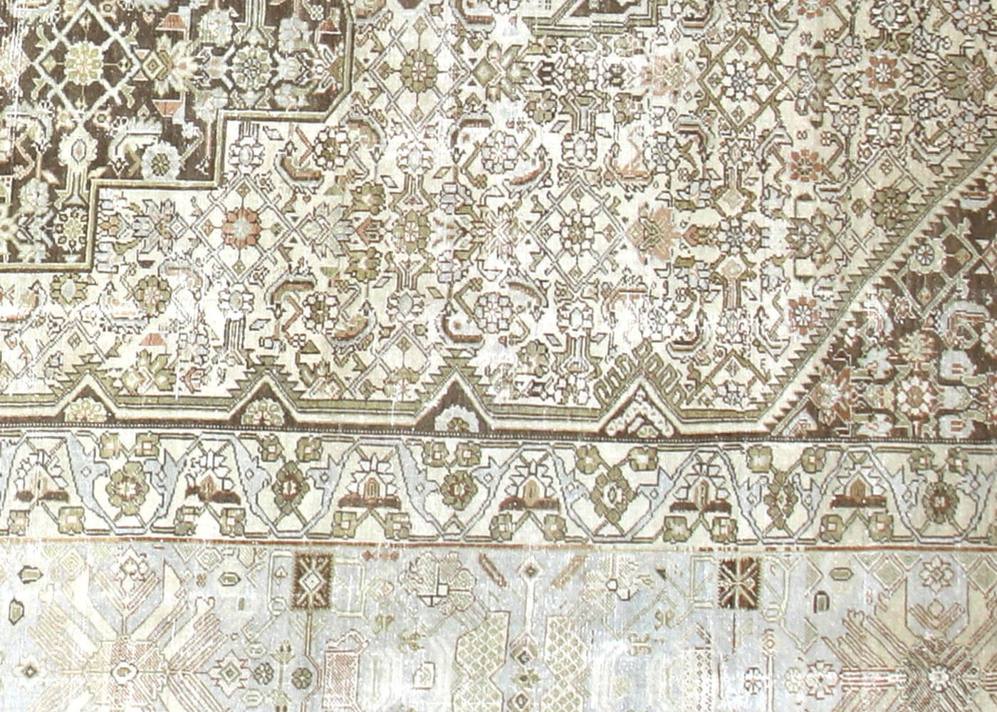Semi Antique Persian Melayer Rug - 9'11" x 19'8"