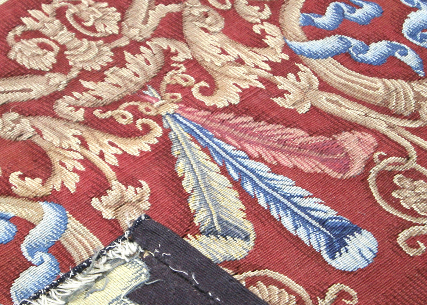 Semi Antique French Aubusson Tapestry - 3'10" x 10'