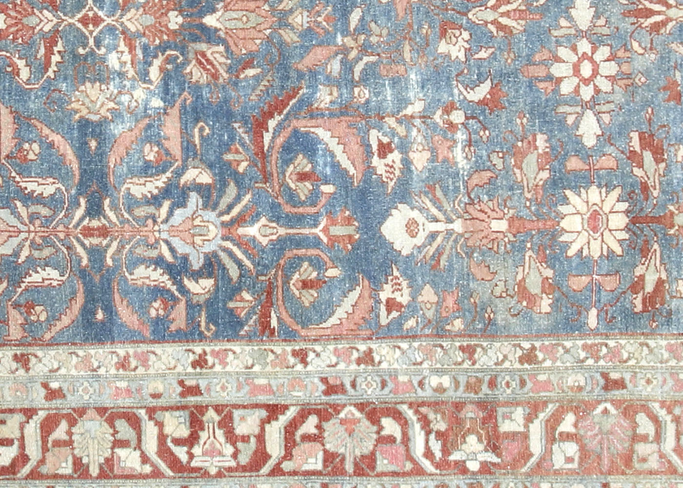 Semi Antique Persian Baktiari Rug - 10'7" x 17'11"