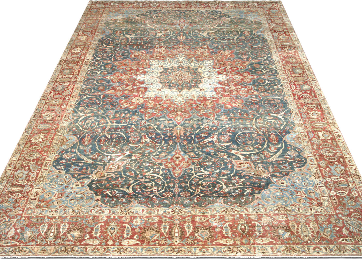 Semi Antique Persian Melayer Rug - 11'7" x 16'11"