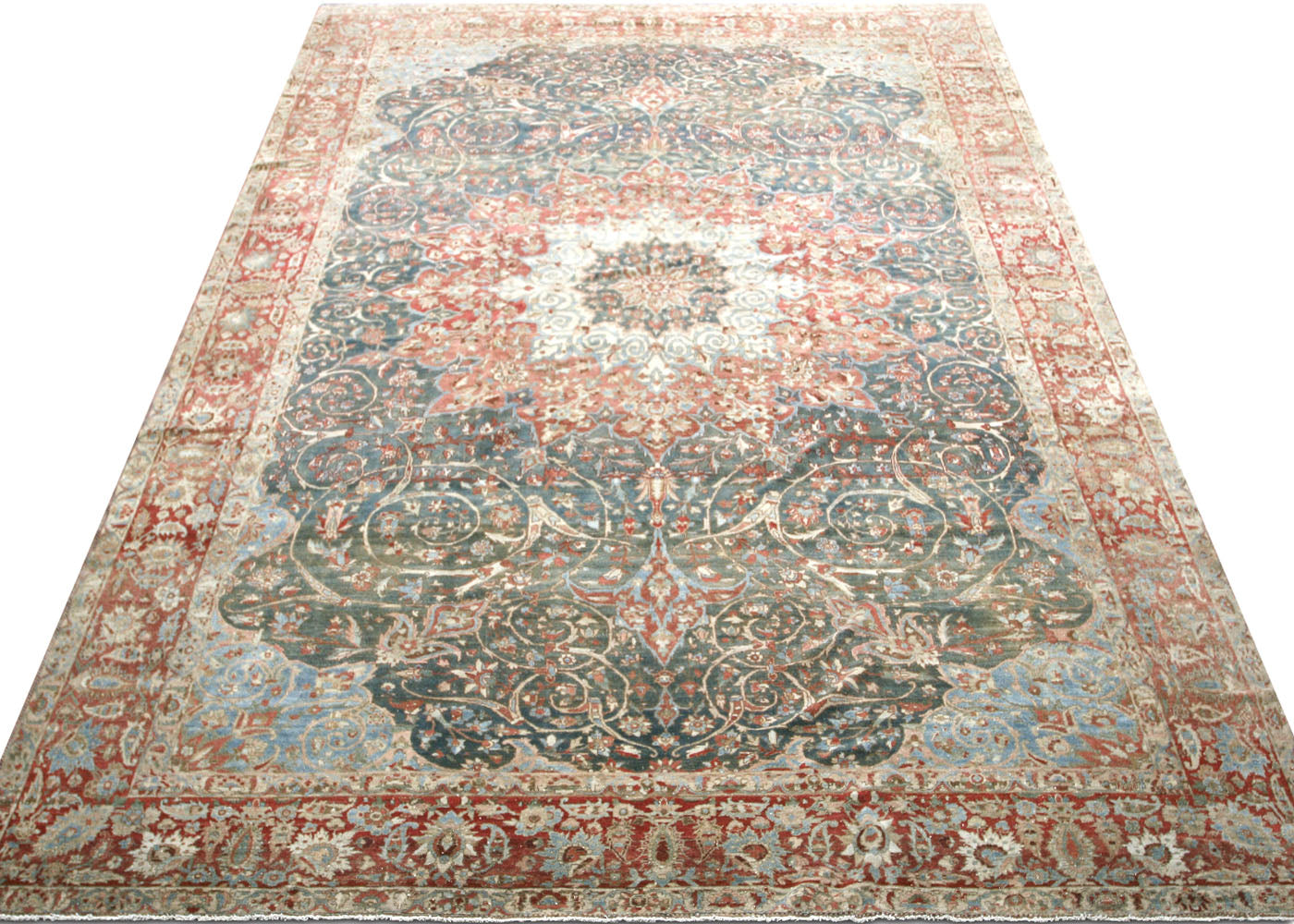 Semi Antique Persian Melayer Rug - 11'7" x 16'11"