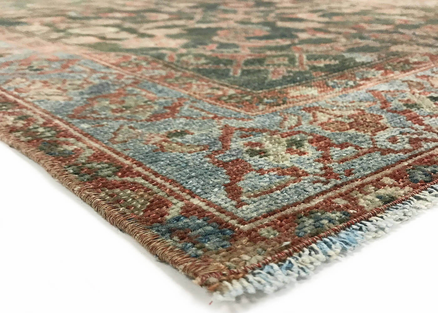 Semi Antique Persian Melayer Runner - 3'7" x 15'10"