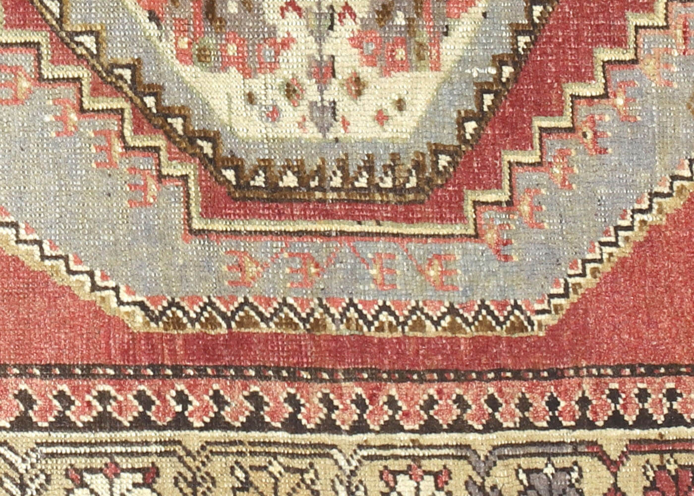 Vintage Turkish Oushak Rug - 3'3" x 5'6"