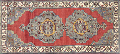 Vintage Turkish Oushak Carpet - 5' x 11'1"