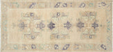 Vintage Turkish Oushak Carpet - 5'1" x 10'11"