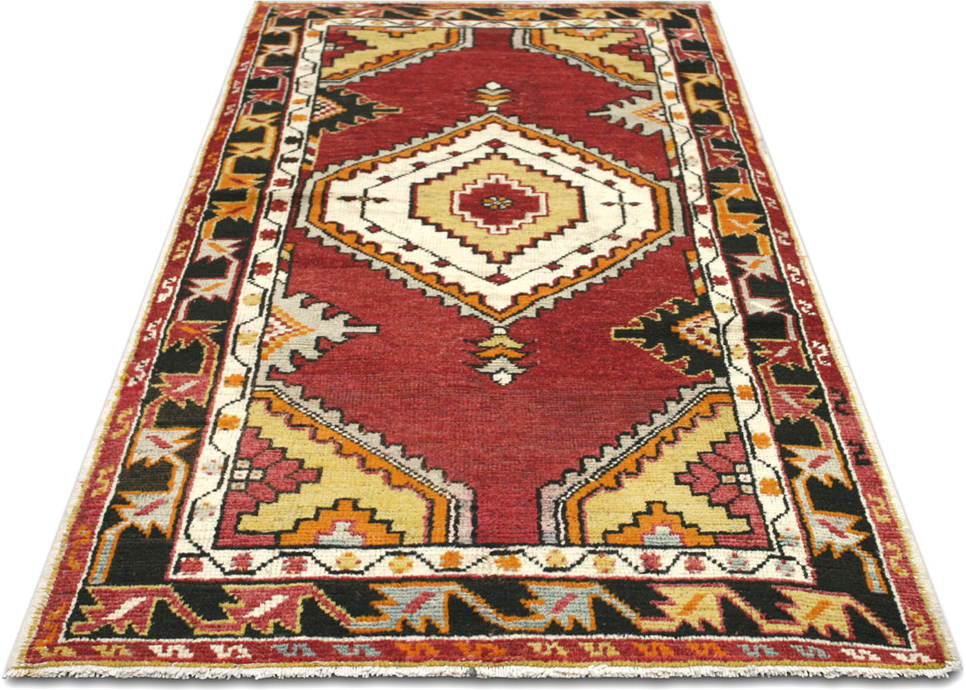 Vintage Turkish Oushak Rug - 2'7" x 5'6"