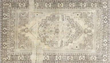 Vintage Turkish Oushak Carpet - 6'4" x 10'10"