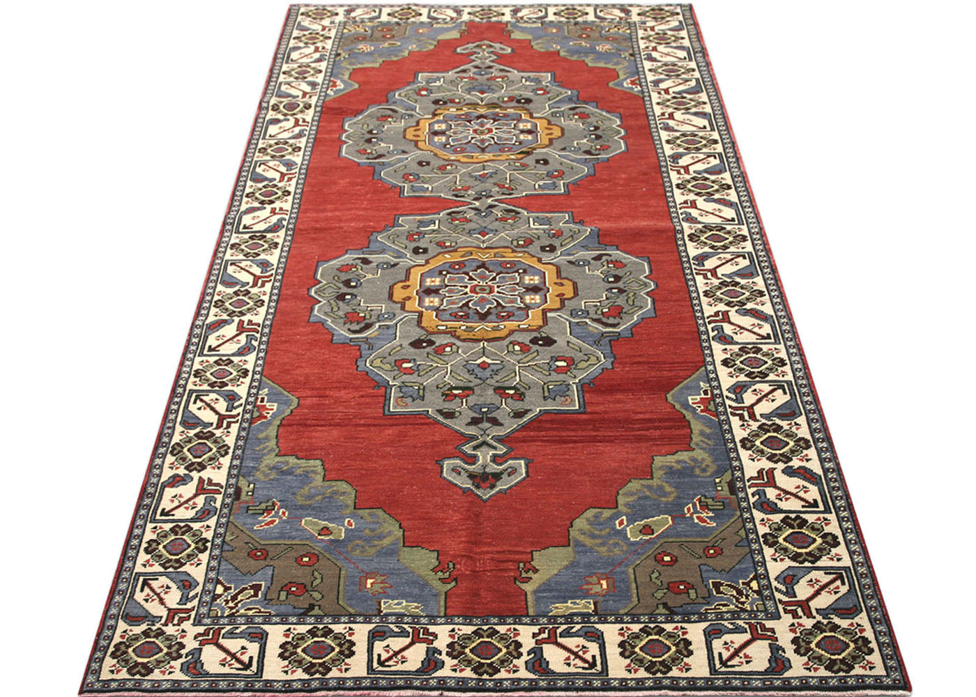 Vintage Turkish Oushak Rug - 5' x 11'2"