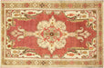 Vintage Turkish Oushak Rug- 4'6" x 6'9"