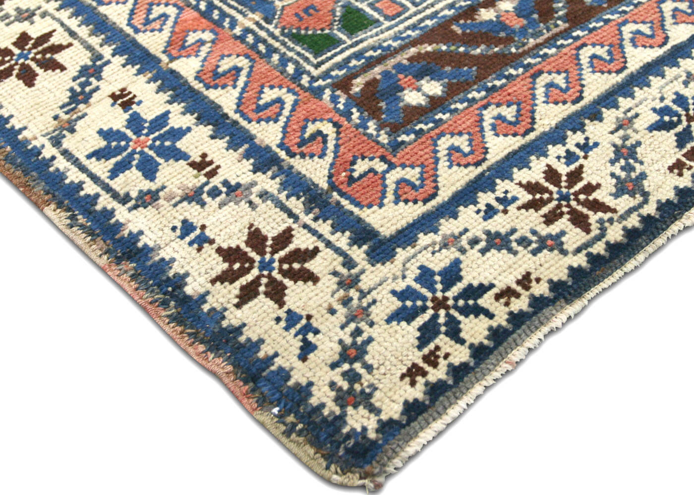 Vintage Turkish Oushak Rug - 4'1" x 6'6"