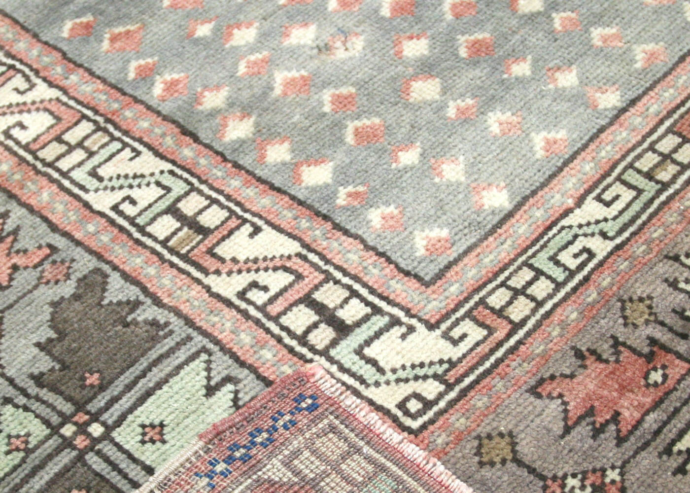 Vintage Turkish Oushak Rug - 4'4" x 6'4"