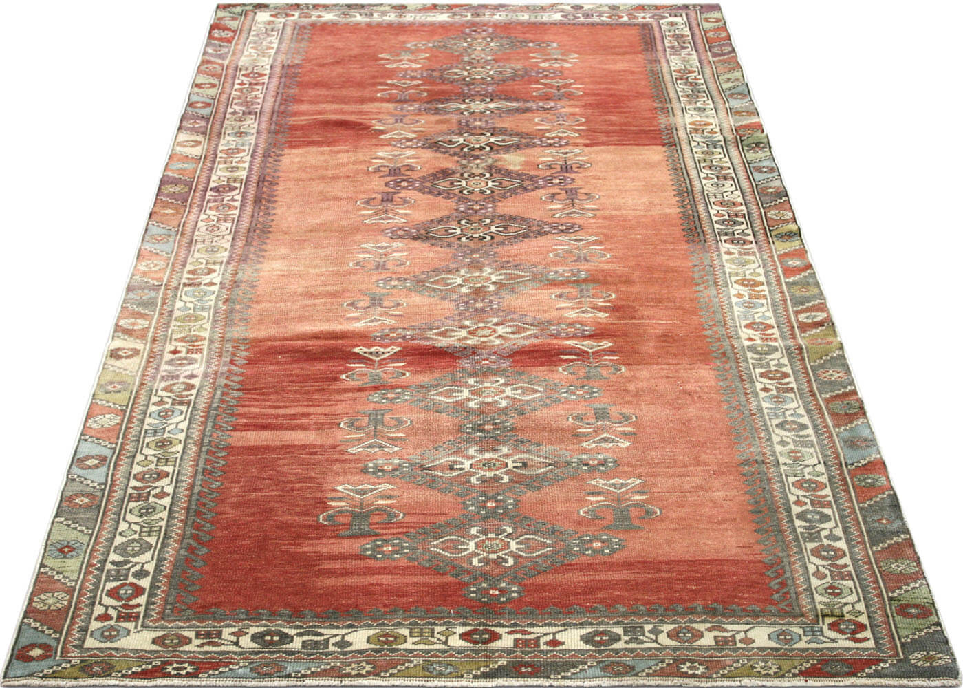 Vintage Turkish Oushak Rug - 5'3" x 9'4"