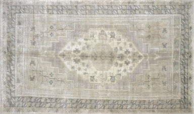 Vintage Turkish Oushak Carpet - 6' x 10'
