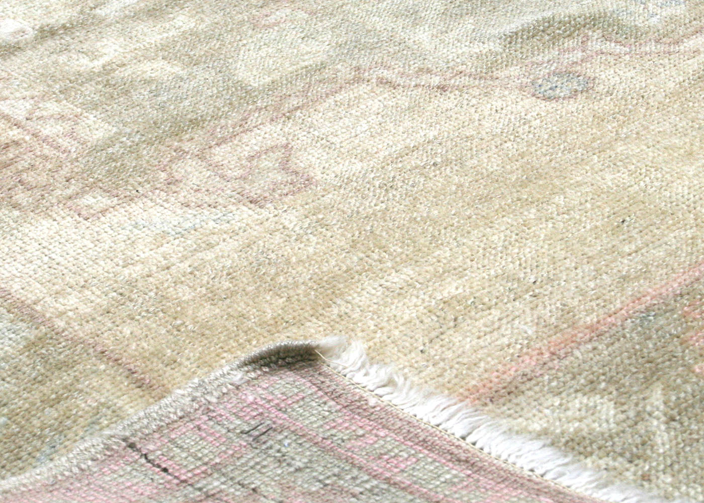 Vintage Turkish Oushak Rug - 5'3" x 12'10"