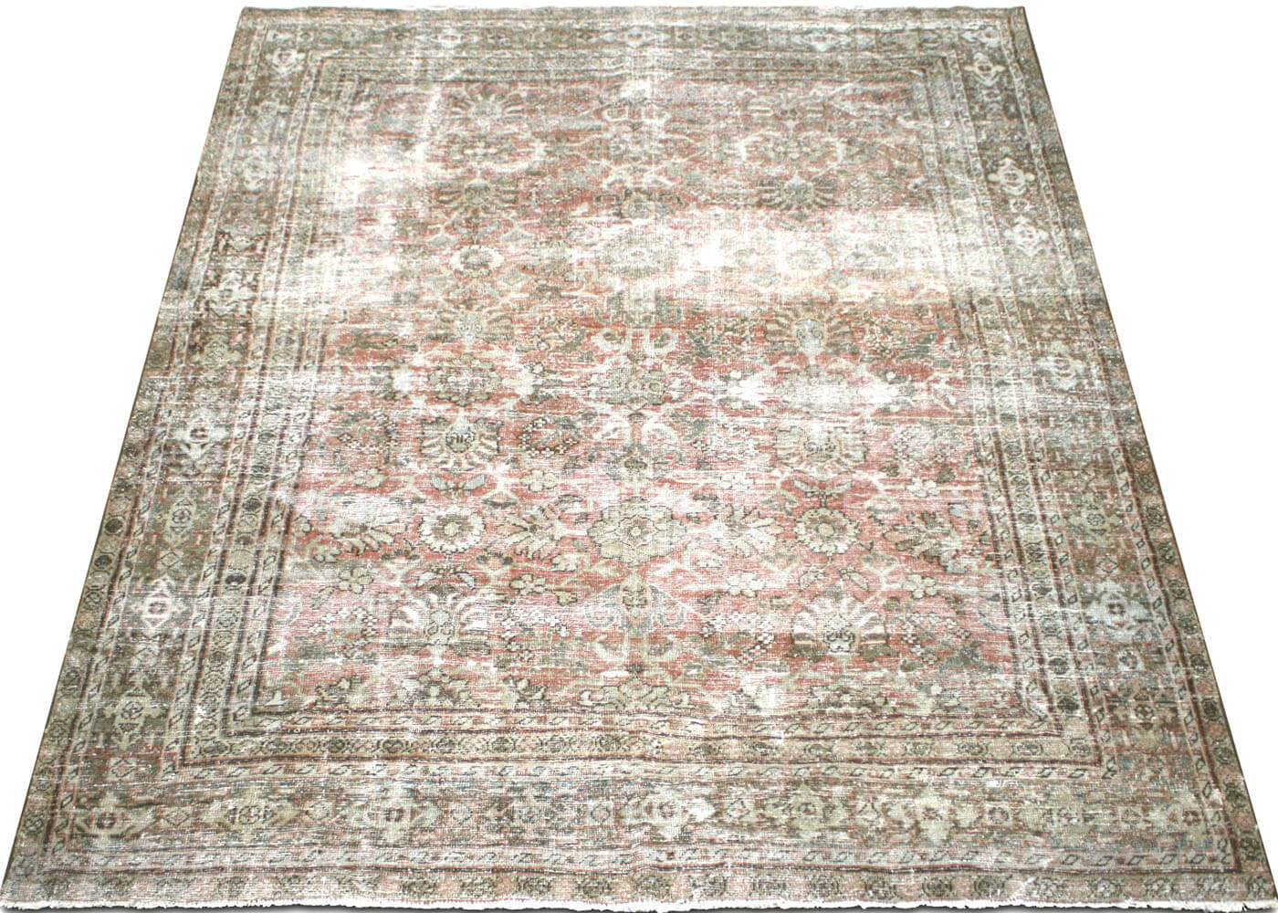 Semi Antique Persian Mahal Rug - 8'3" x 11'