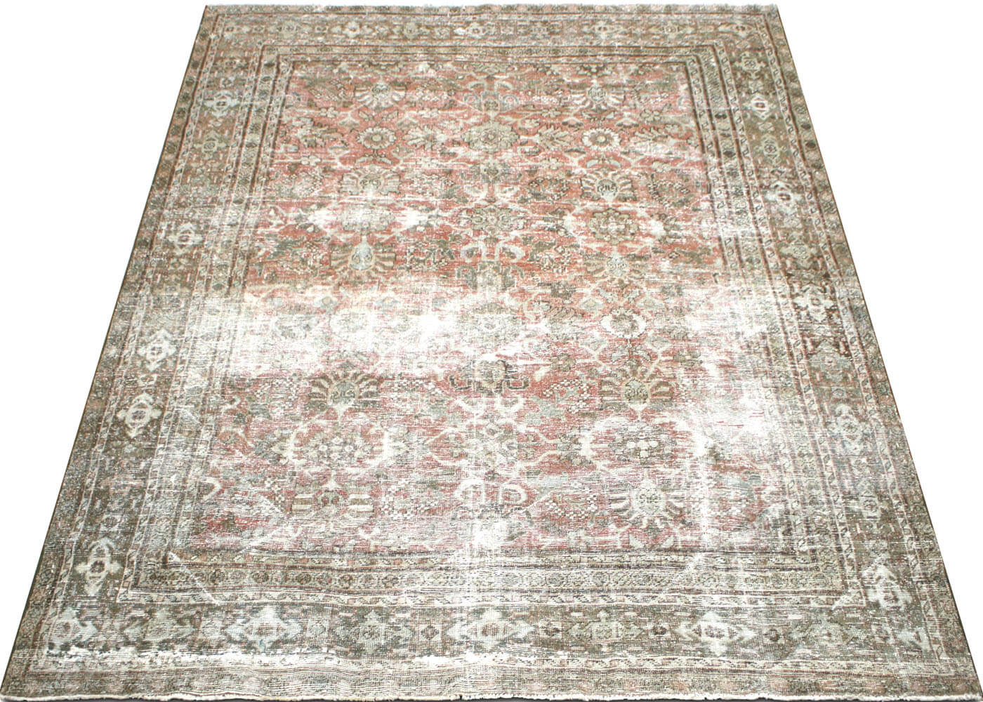 Semi Antique Persian Mahal Rug - 8'3" x 11'