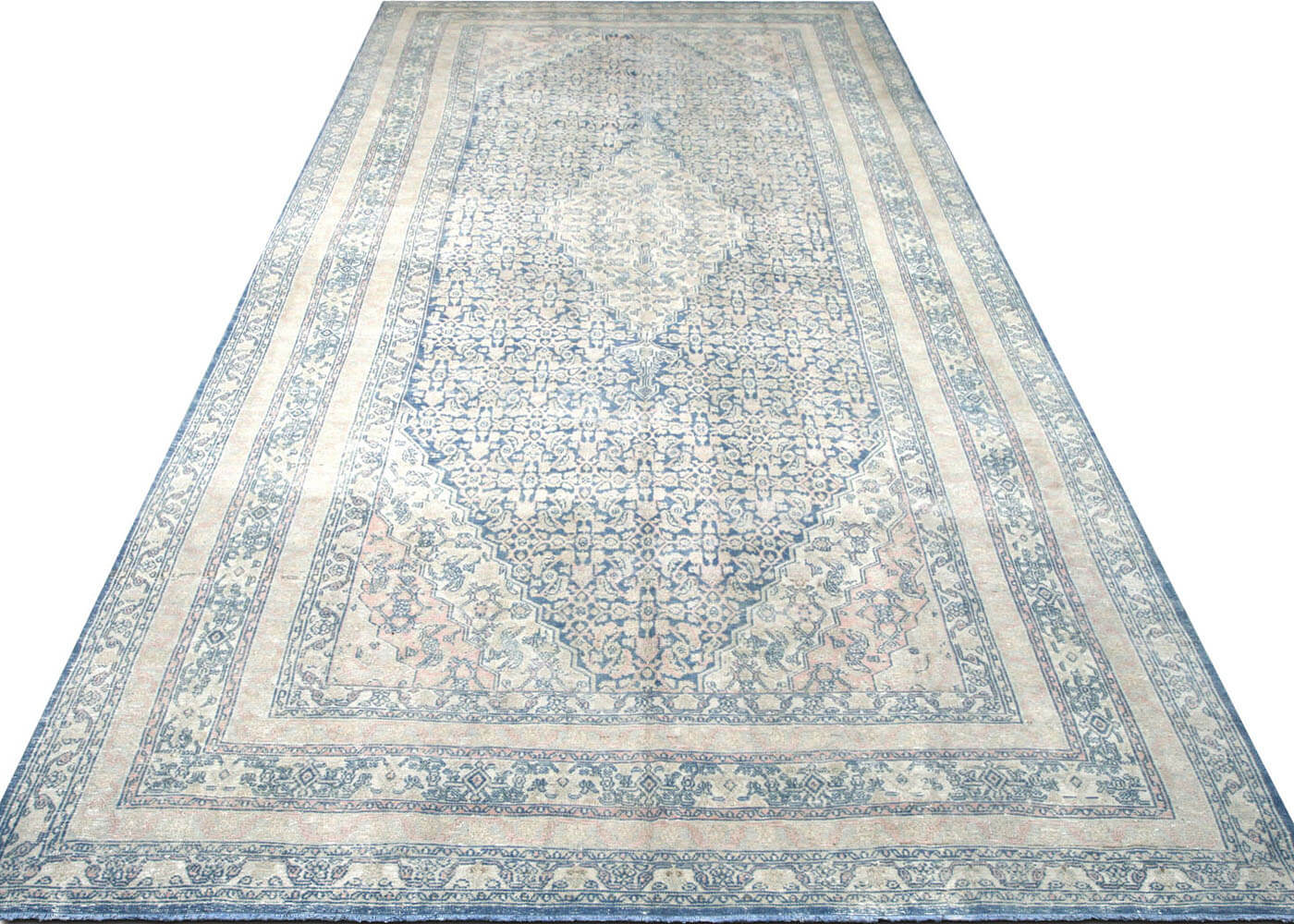 Vintage Persian Bibicabad Rug - 10'2" x 21'11"
