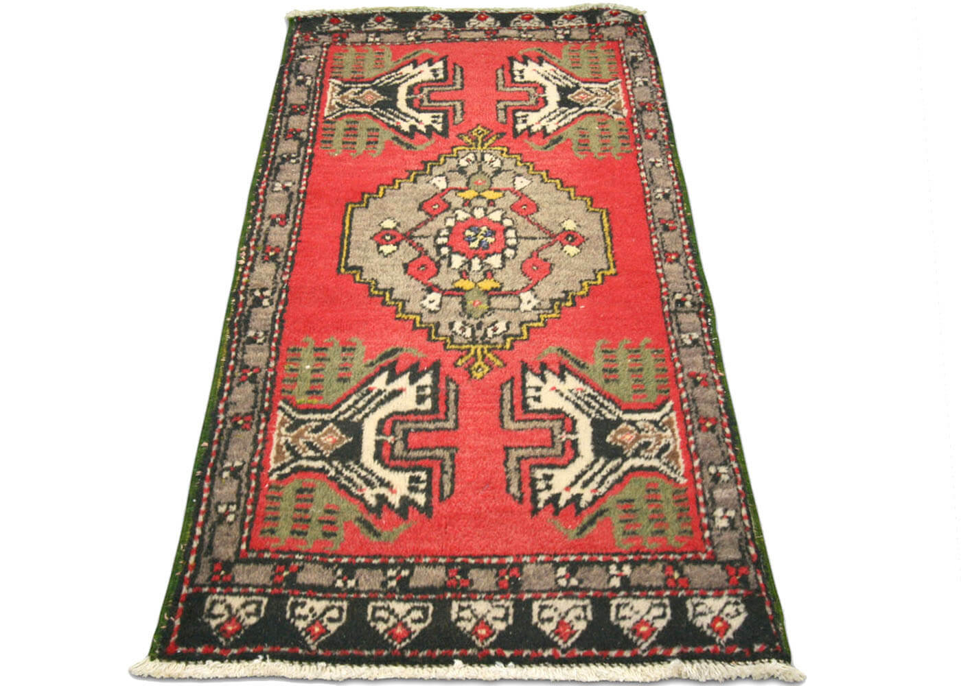 Vintage Turkish Oushak Yastic - 1'8" x 3'6"