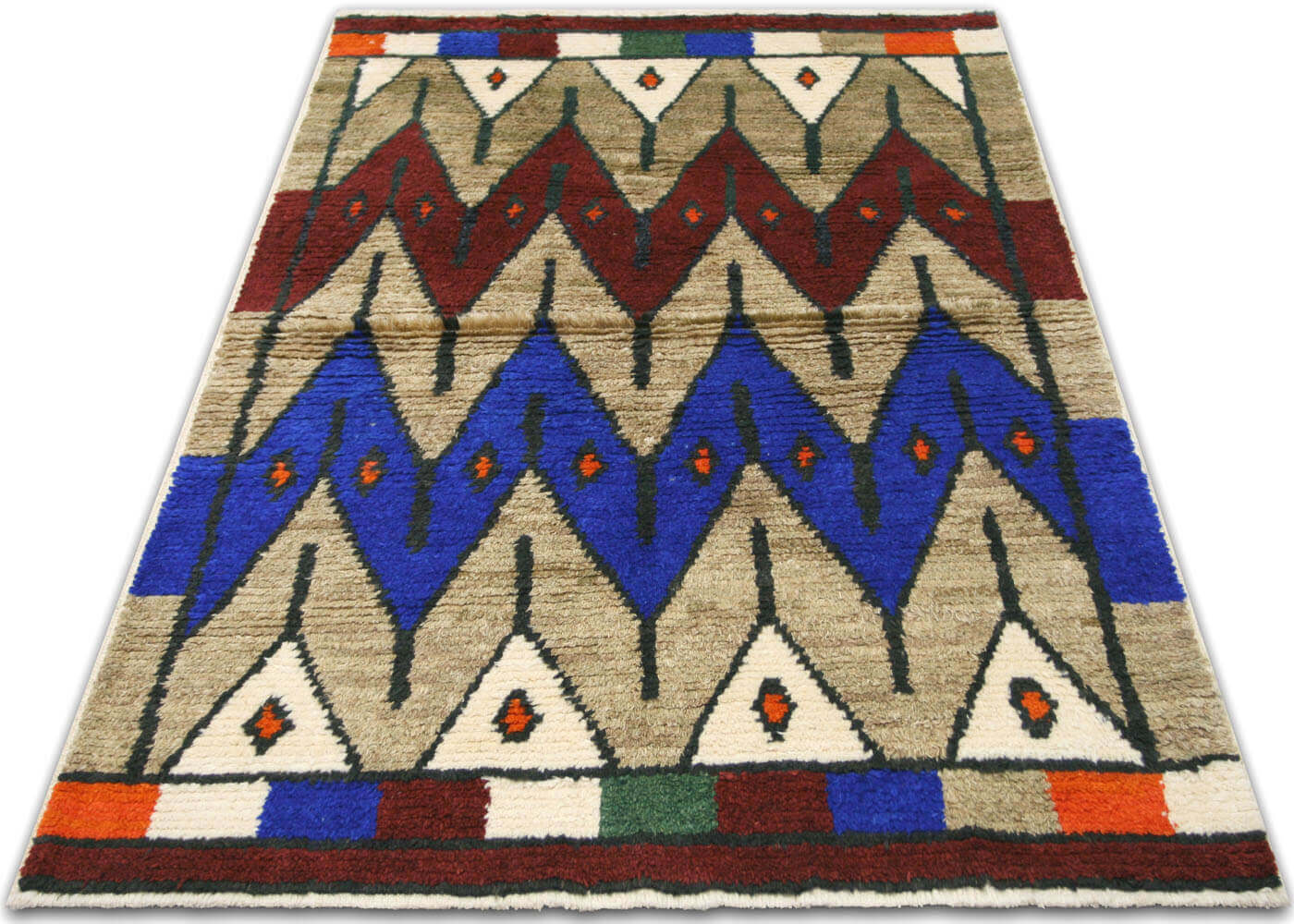 Vintage Turkish Tulu Rug - 4'8" x 6'6"