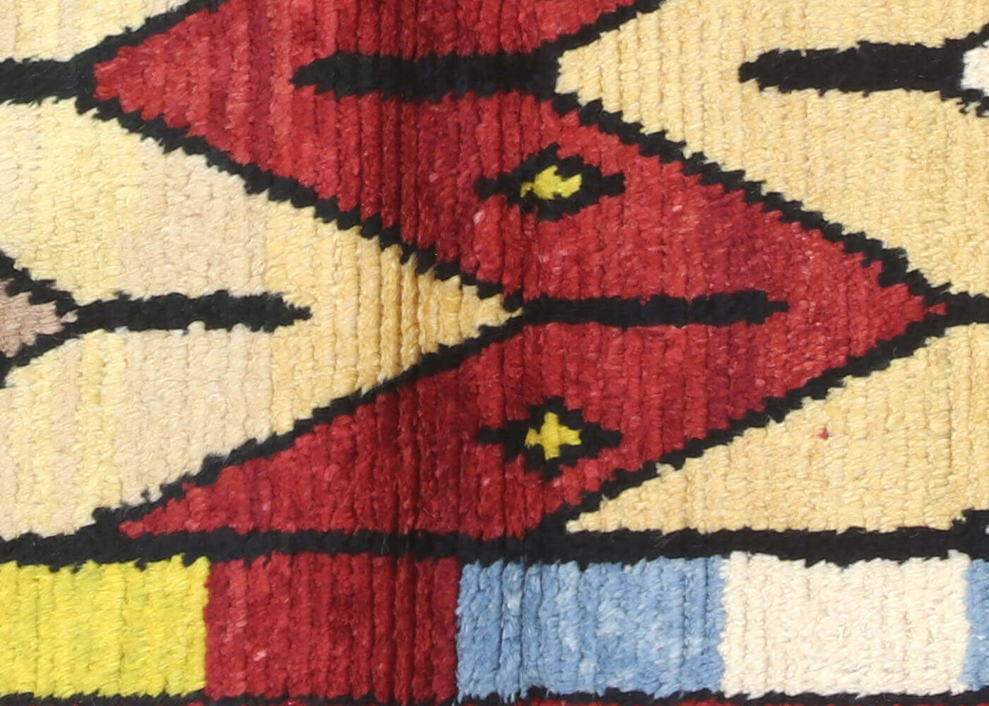 Vintage Turkish Tulu Rug - 4'9" x 7'