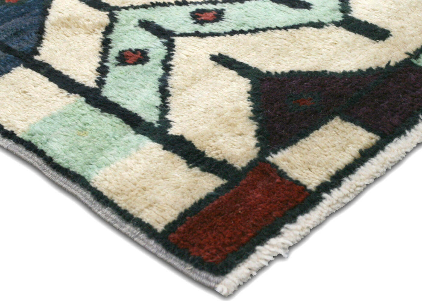 Vintage Turkish Tulu Rug - 5' x 6'9"