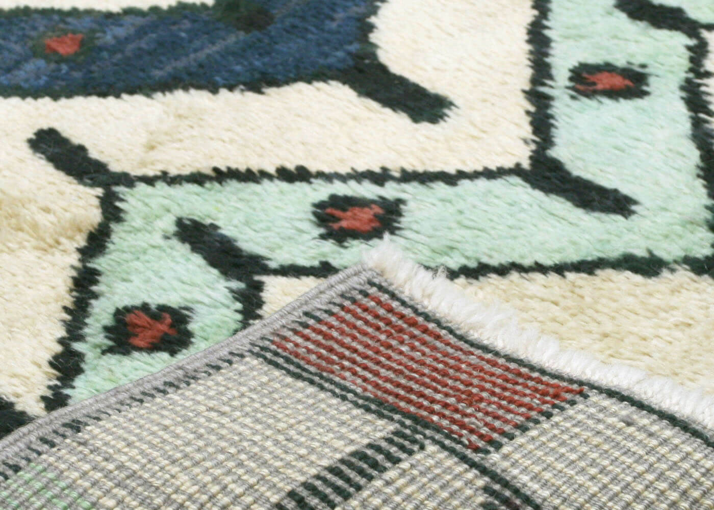 Vintage Turkish Tulu Rug - 5' x 6'9"