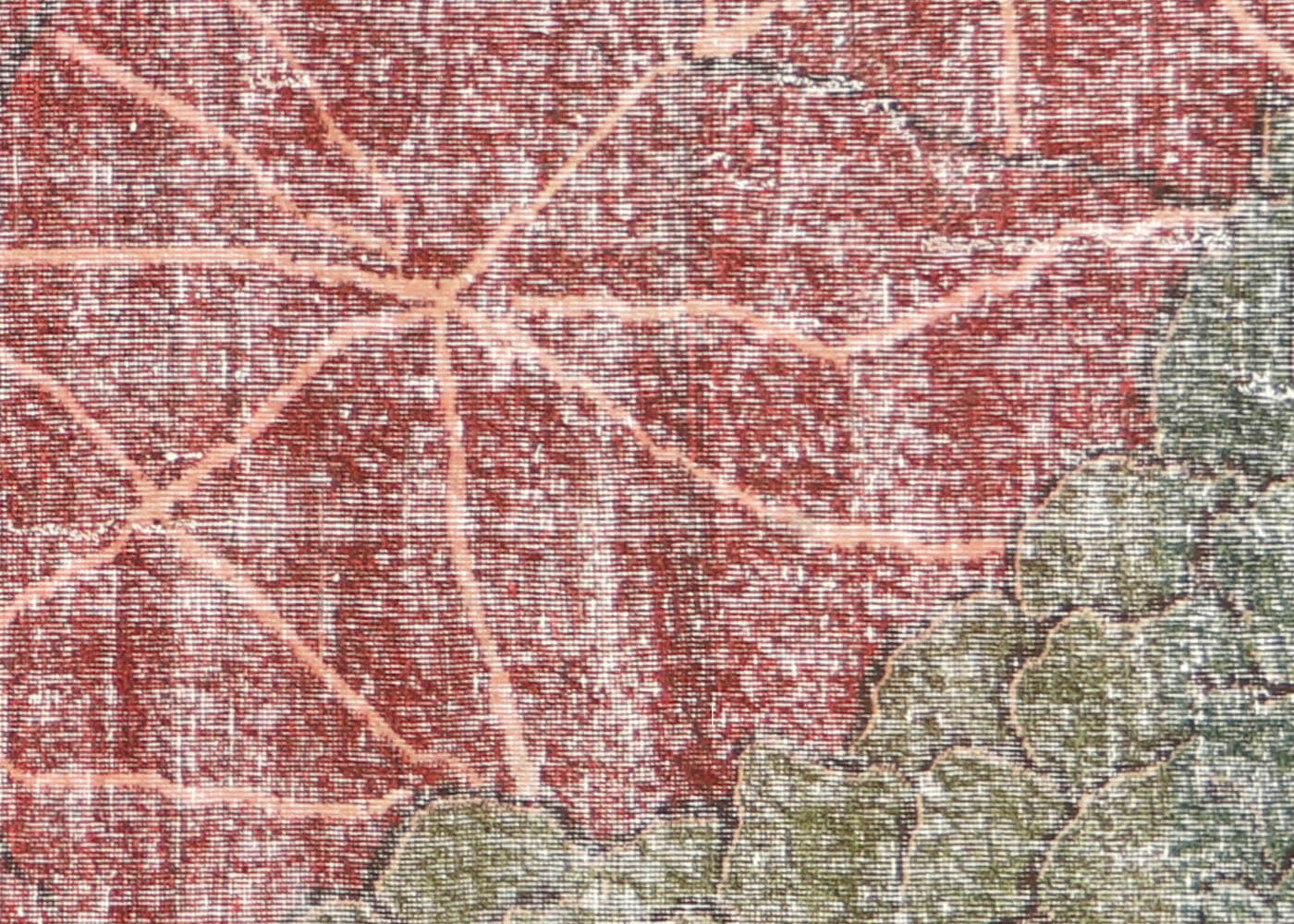Vintage Turkish Mid-Century-Modern Rug - 6'6" x 10'3"