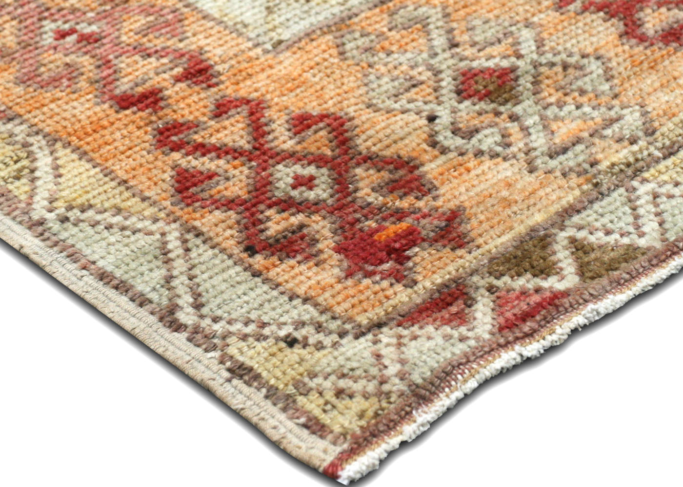 Vintage Turkish Oushak Rug - 3'10" x 6'5"