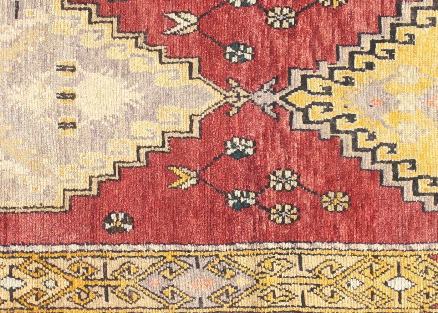 Vintage Turkish Oushak Runner - 3'7" x 10'1"