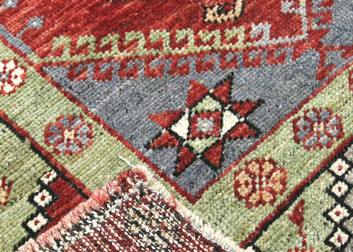 Vintage Turkish Oushak Rug - 3'4" x 5'