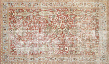 Semi Antique Persian Mahal Carpet - 9'11" x 16'9"