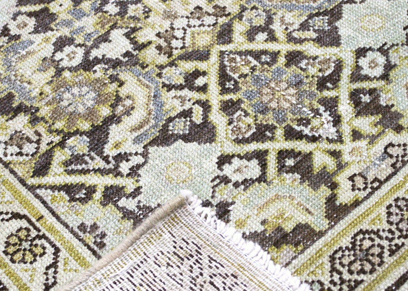 Semi Antique Persian Melayer Runner - 3'4" x 14'10"