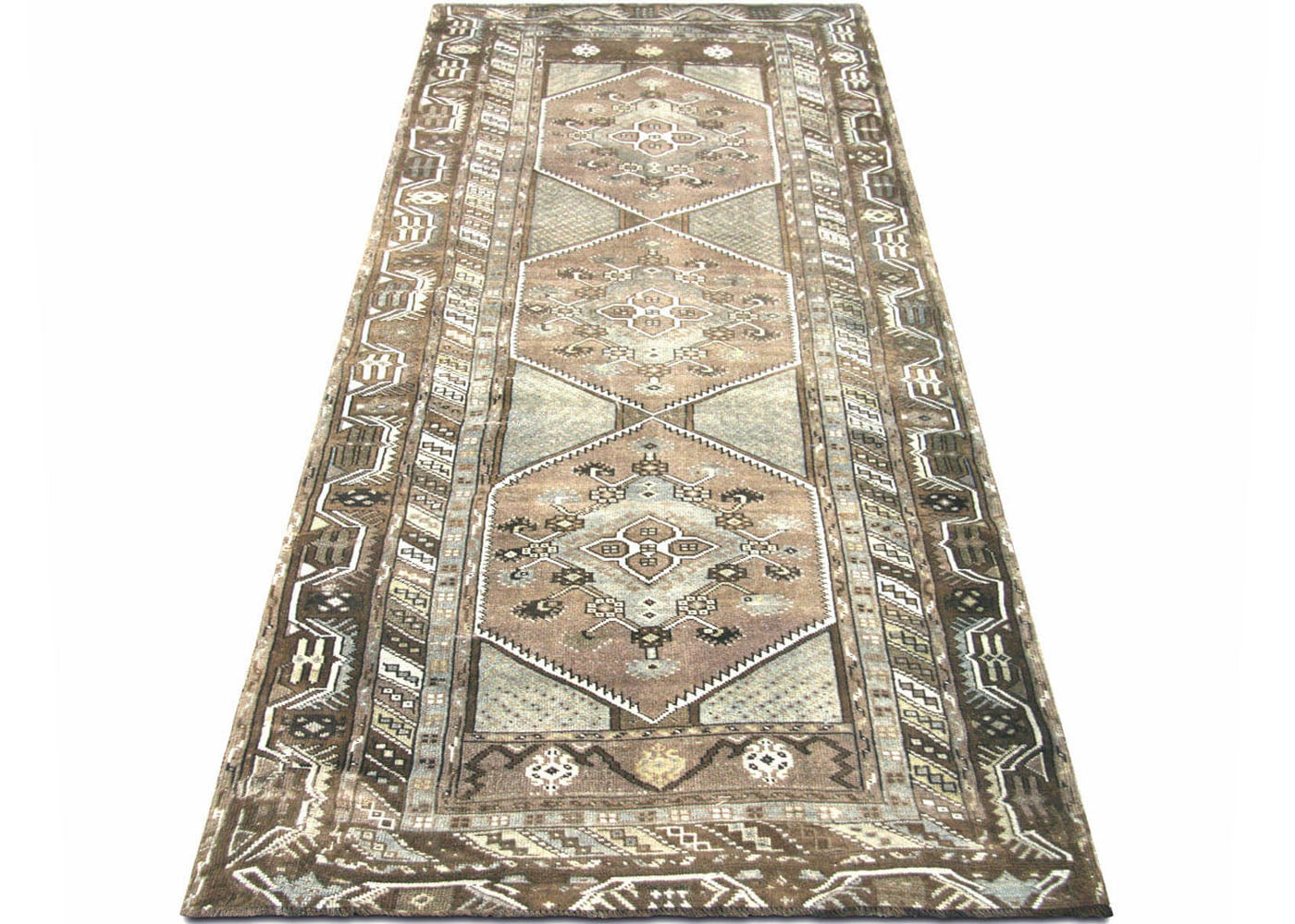 Vintage Turkish Oushak Runner - 4' x 10'11"