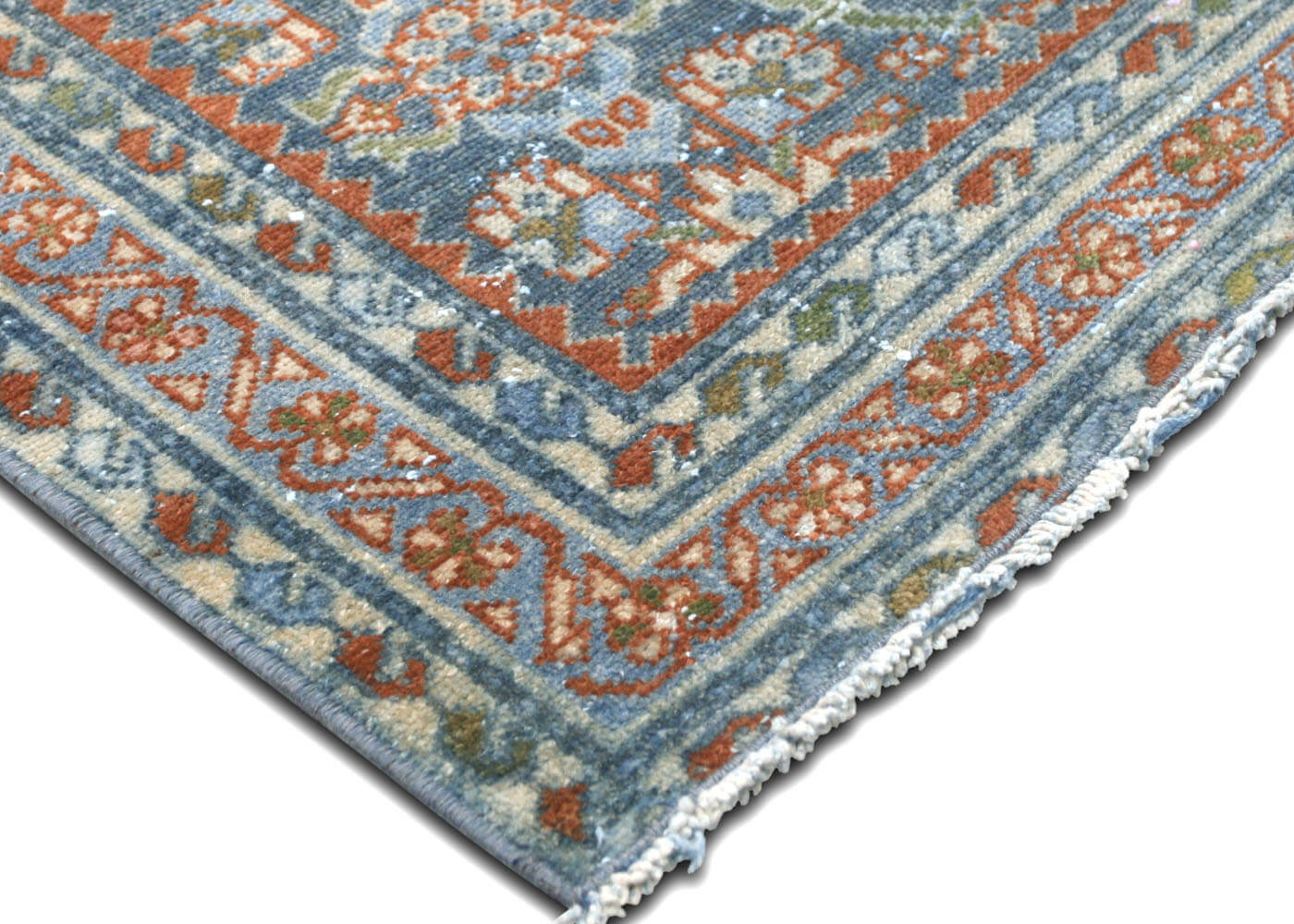 Semi Antique Persian Melayer Runner - 3'6" x 12'4"