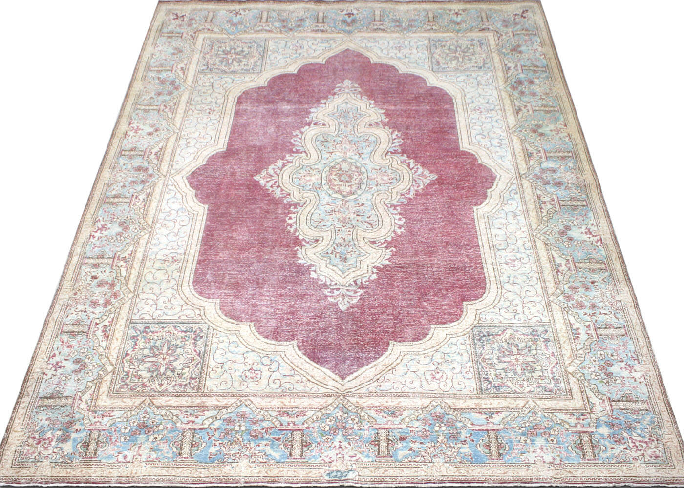 Vintage Persian Kerman Rug - 9'8" x 12'9"