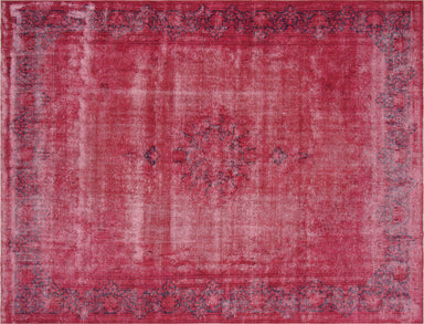 Vintage Persian Kerman Overdyed Carpet - 10' x 13'2"